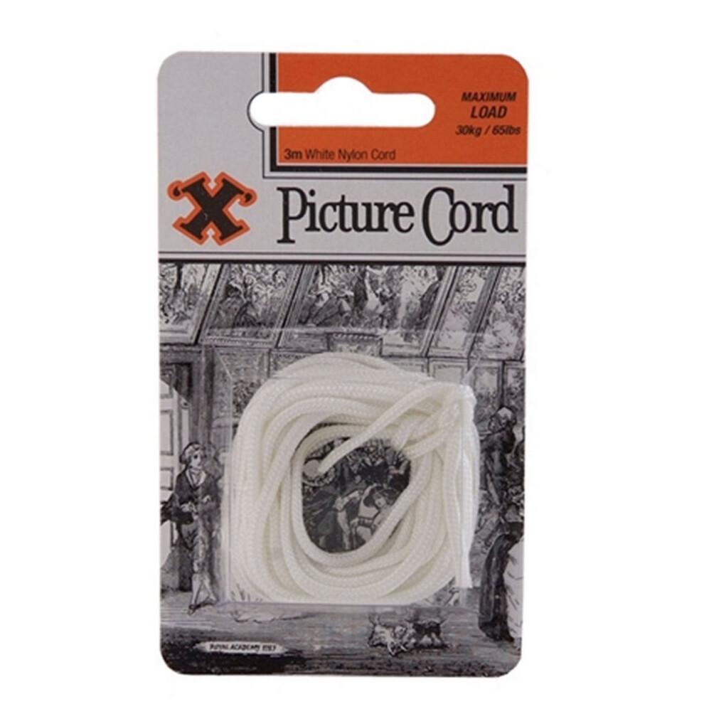 X White Picture Cord 3M Blister Pack 5063750886619