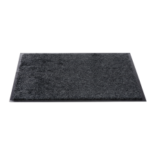Sentry Barrington Cotton Washable Mat 16 x 24'' Charcoal