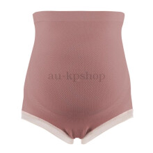 (Bean paste powder, 1-pack) High Waist Maternity Panty Breathable Abdominal Support Pregnant Women Underwear