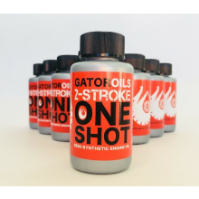 8 x GATOR 1 One Shot 2 stroke SemiSynthetic Low Smoke Oil 100ml