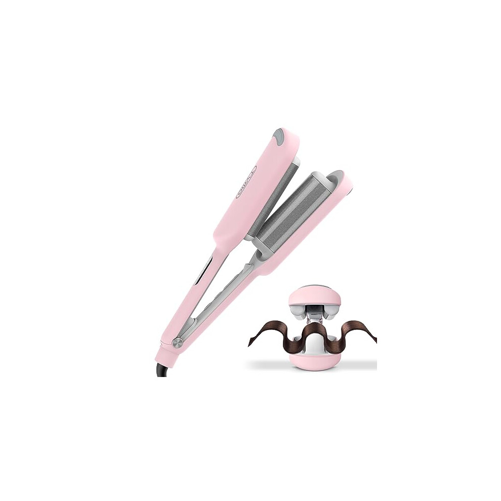 Tymo Rovy Hair Waver Crimper - Hair Curler, Deep Waver Curling Iron, Ionic Curling Wand With Ceramic Tourmaline Barrel For Women, Anti-Scald, Quick &