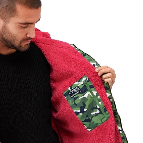 (XS/S, Camo/Pink) Regatta Outdoor Active Unisex Waterproof Zip Beach ...