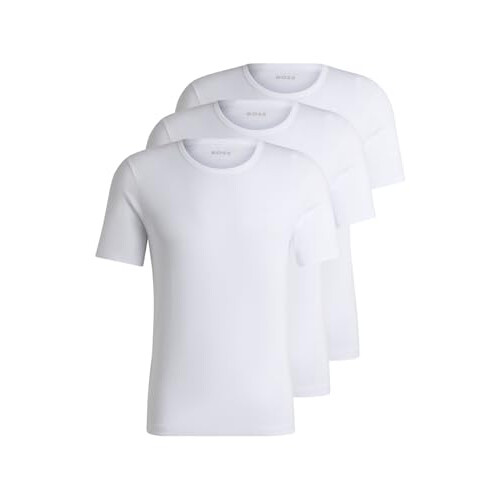 Hugo Boss BOSS Men Pack Classic T-Shirt White 100 Small