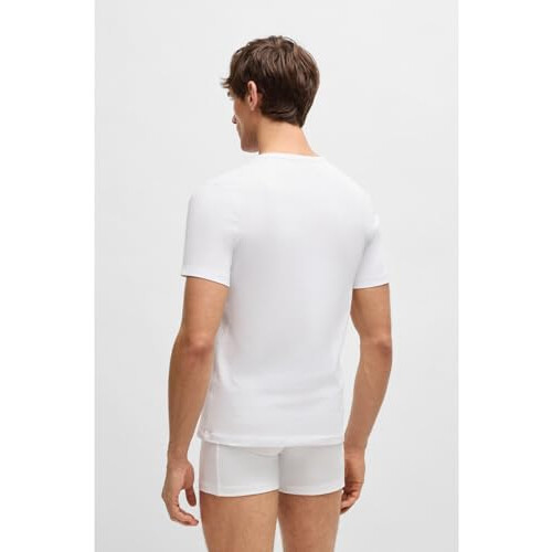 Hugo Boss BOSS Men Pack Classic T-Shirt White 100 Small 2