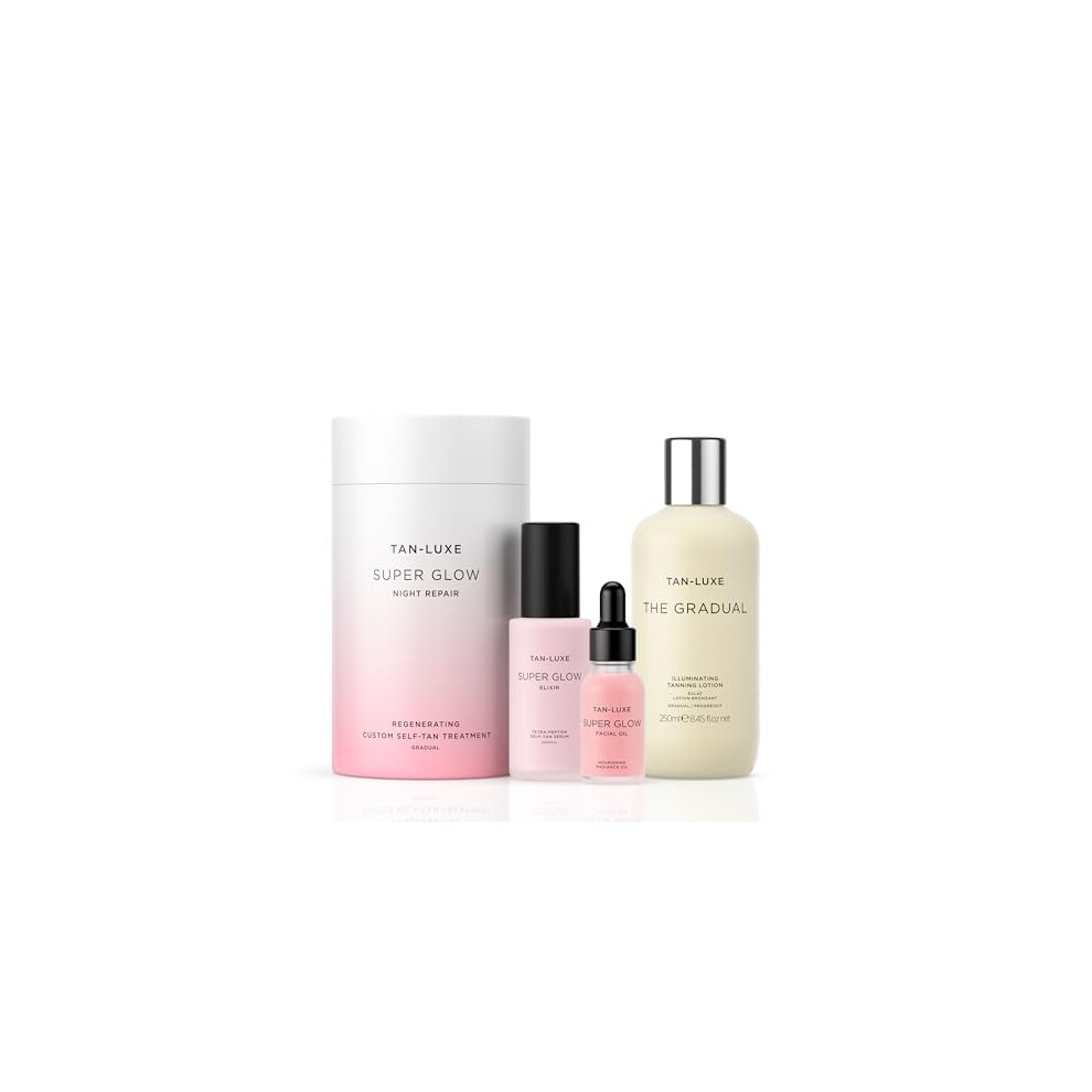Tan Luxe Super Glow Night Repair Kit + Tan Luxe THE GRADUAL Self Tan Lotion (250 ml)