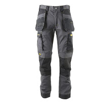 DEWALT Men's Fairhaven Pro-Stretch, Slim Fit, Holster Pocket Work Trousers, Grey, W42/L31