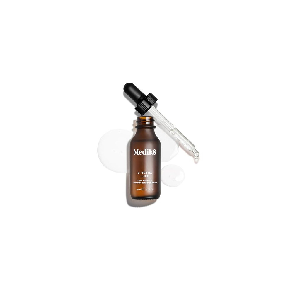Medik8 C-Tetra Luxe - Lipid 14% Vitamin C Enhanced Radiance Serum -Smooths Fine Lines & Uneven Tone - Antioxidant & Nourishing - Dull, Dry Skin Types