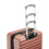 Amazon Amazon Basics Hardside Medium Suitcase, ABS Hardshell Expandable Lightweight Suitcase with 4 Spinner Wheels, 68 cm, Rose Gold 6