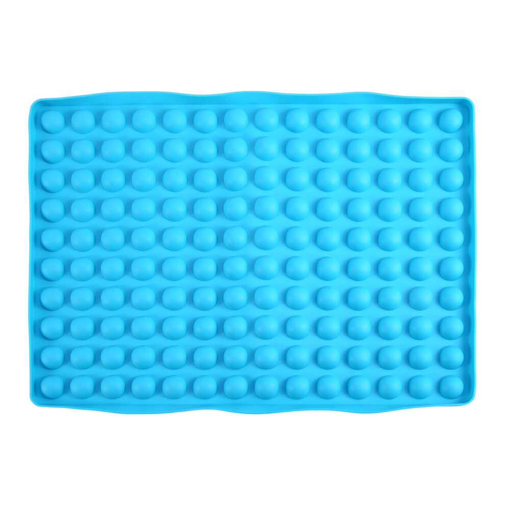 Kleine Runde Silikonform FüR Schokoladentropfen Mit 140 Mulden, Halbkugel-Formen FüR SüßE SüßIgkeiten, Backform-image