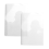 2 Pcs Straight Line Stencil 28 cm Scale Calligraphy Template for Journaling Envelope Lettering Guide 6