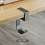10 Shaped Table Edge Hook Student Desk Side Hanging Bag Removable Office Handbag Holders Hooks Gray 2