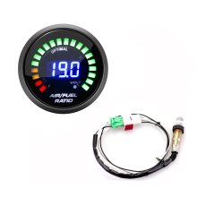 Jauge de rapport air/carburant 52 mm, affichage numérique AFR, capteur d'oxygène O2 à bande étroite 0258006028, fumée pour voiture à essence