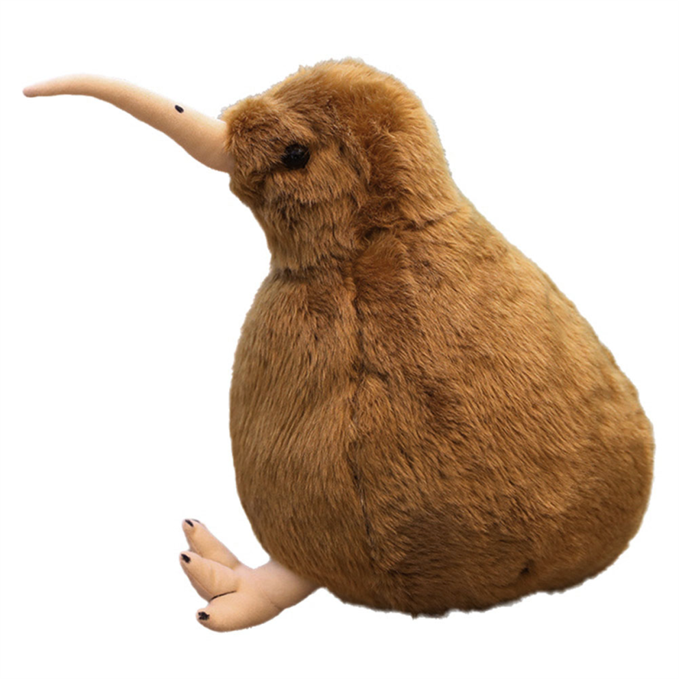 Lindo MuñEco De Peluche De PáJaro Kiwi, Almohada De Juguete, Animal De Peluche, Regalo Para NiñOs, MuñEco De Trapo B-image