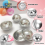 Moldes BathBomb, molde de metal de 2,1 polegadas, para materiais de fabricação DIY e artesanato 4