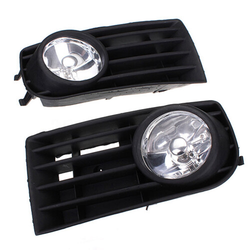 Kit de calandre de phare antibrouillard blanc pour Golf Mk5 2006-2009