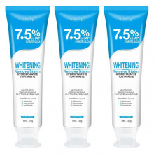 (3pcs) Dentifrice à l'hydroxyapatite 7,5% blanchissant sans fluor - PÃte de nettoyage en profondeur pour la rÃparation des dents