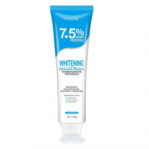 (1pcs) 7.5% Hydroxyapatite Toothpaste Fluoride-free Whitening Hydroxyapatite Toothpaste Tooth Repair Deep Cleaning Paste