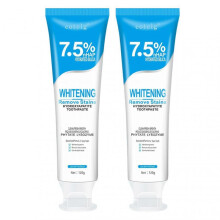 (2pcs) 7.5% Hydroxyapatite Toothpaste Fluoride-free Whitening Hydroxyapatite Toothpaste Tooth Repair Deep Cleaning Paste