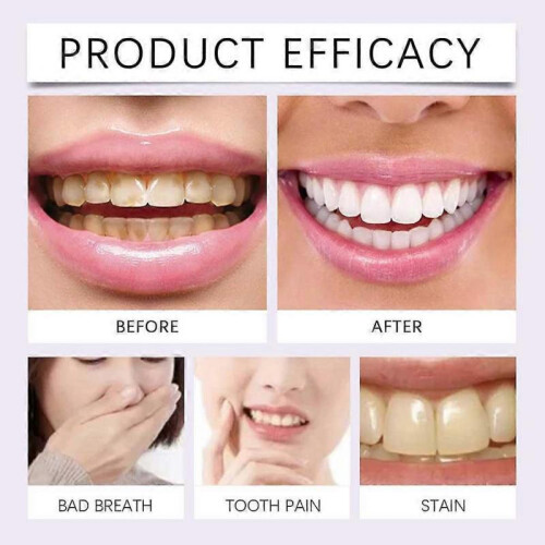 (3 Cans) Hydroxyapatite Solid-Toothpaste Tablets Mints Flavors Fluoride-Free Toothpaste Tablets for Home Travel 2