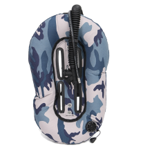Giubbotto salvagente professionale per immersioni subacquee, snorkeling, bombola singola, con giubbotto salvagente, mimetico oceanico, da 30 libbre