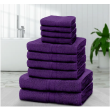 10pcs Towel Bale Set Luxurious 100% Cotton Towels Family Pack