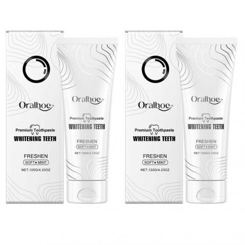 (2pcs) Intensives Whitening Toothpaste Remove Coffee Tea Stains Toothpaste Teeth Care Supplies