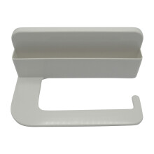 Self Adhesive Toilet Roll Holder with Mobile Phone Storage