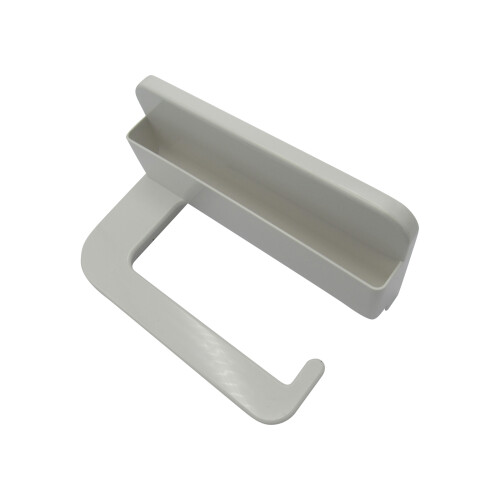 Self Adhesive Toilet Roll Holder with Mobile Phone Storage 2