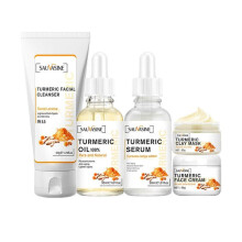 Turmeric Set Turmeric Cream + Turmeric + Turmeric Butter + Turmeric Facial Cleanser + Turmeric Mud Mask LA780