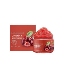 Cherries Sugar Body Scrub Gentle Exfoliation Dead Skin Hydrating Moisturizing Cleansing Scrub for Sensitive Skin