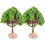 2pcs Miniature Landscape Tree Toy Tree Sand Table Decoration Tree Ornament 5