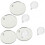 4Pcs Professional Fish Training Mirrors Betta Fish Mirrors Fish Tank Mirrors Aquarium Accessory 4
