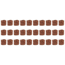 30pcs Water Plant Fixed Ring Pottery Gravity Ring Fish Tank Grass Ring(Dark Red)