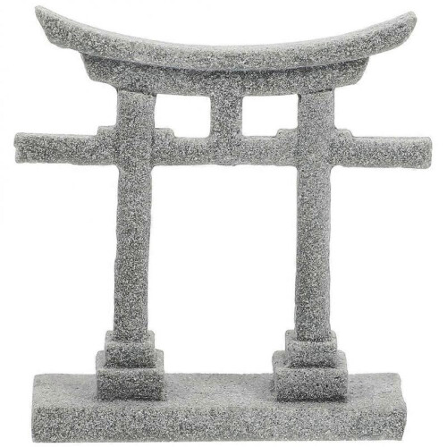Torii Gate Model Simulation Ornament Aquarium Landscape Prop Sand Table Micro Landscape Decoration