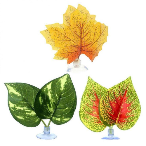 3pcs Betta Fish Leaf Pad Breeding Leaf Bed Rest Pad Fish Tank Decor Accessories 2