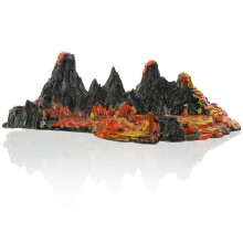 1 jeu de modèles de simulation de volcan Ornements de volcan Jouets de bac à sable Décorations paysagères artificielles
