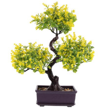 Artificial Potted Plants Desktop Faux Potted Plants Bonsai Ornament for Home