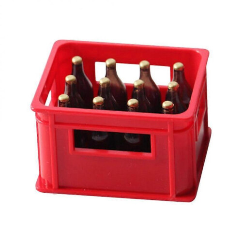 Creative Mini Beer Box Statue Decorative Mini House Beer Box Modeling Ornament 2