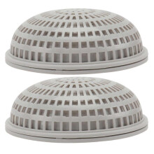 2Pcs Aquatic Plant Breeding Boxes Hemisphere Shape Water Grass Boxes (White)