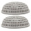 2Pcs Aquatic Plant Breeding Boxes Hemisphere Shape Water Grass Boxes (White) 1