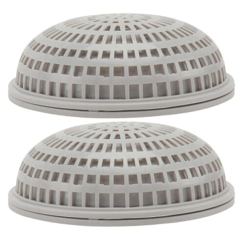 2Pcs Aquatic Plant Breeding Boxes Hemisphere Shape Water Grass Boxes (White)