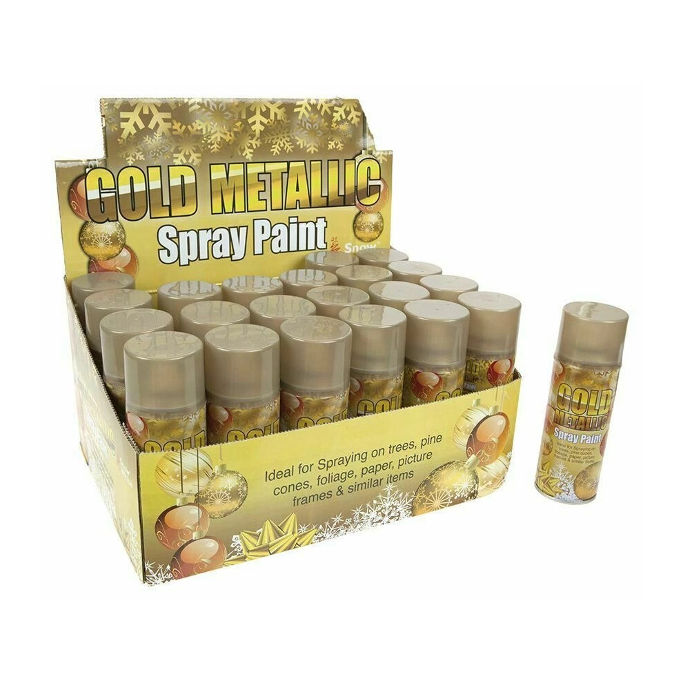 Christmas Gold Metallic Spray Paint 250ml