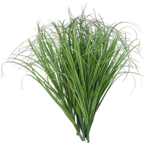 12pcs Simulation Grass Home Plant Decor Artificial Plants Adornments Grass Decor