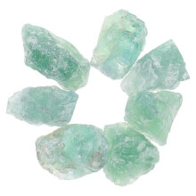 1 Set of Green Fluorite Aromatherapy Scented Stone Decorative Fish Tank Ornament