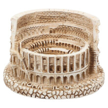 Ancient Roman Architecture Figurine Resin Colosseum Model Fish Tank Architecture Decor