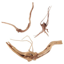 3Pcs Fish Tank Adornments Decorative Tree Roots Landscape Ornaments Random Color