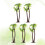 5pcs Mini Artificial Coconut Trees Fish Tank Mini Landscape Scenery 3