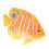 1pc Simulation Angelfish Aquarium Fish Tank Landscaping Decor Ornament 4