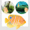 1pc Simulation Angelfish Aquarium Fish Tank Landscaping Decor Ornament 5