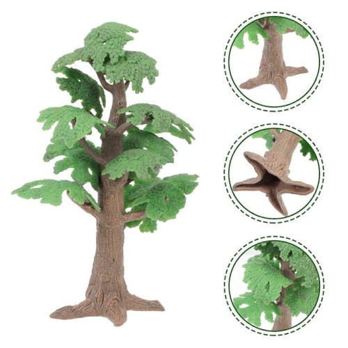 1 Set Simulation Pine Tree Adornment Scene Layout Prop Ecological Landscaping Fake Tree 2